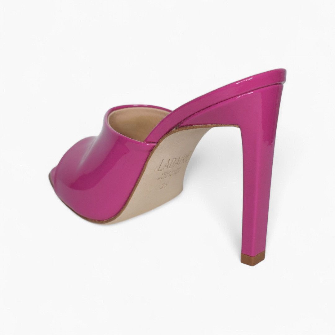 Other Ladaire ✦ Pink Patent Leather Mule Heels Size US 4 / IT 34 - 7 Thumbnail
