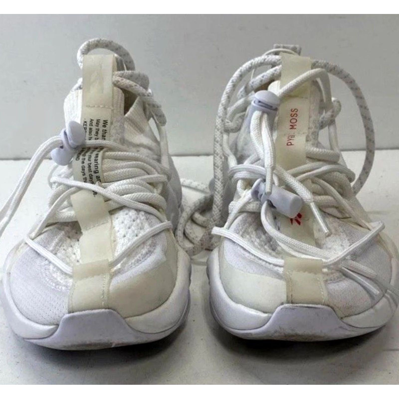 Reebok VINTAGE Womens Reebok Pyer Moss DMX Fusion Experiment Skull Gray Sneakers CN7412 Size 5 White Skull Sneaker Womens Size US 5 / IT 35 - 2 Thumbnail