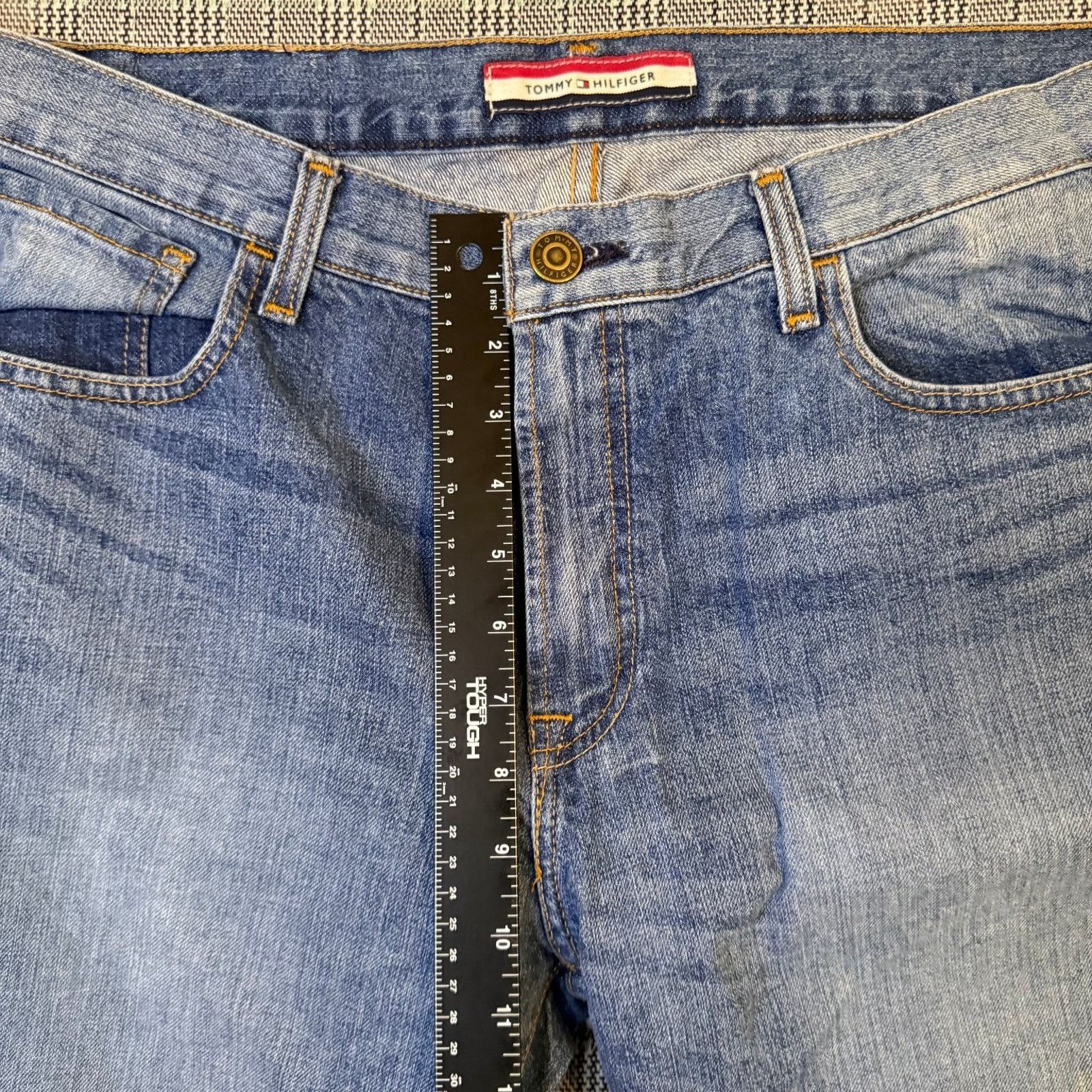 Tommy Hilfiger Tommy Hilfiger Men's Jeans Light Blue Wash Denim Size 32x32 Size US 32 / EU 48 - 3 Thumbnail