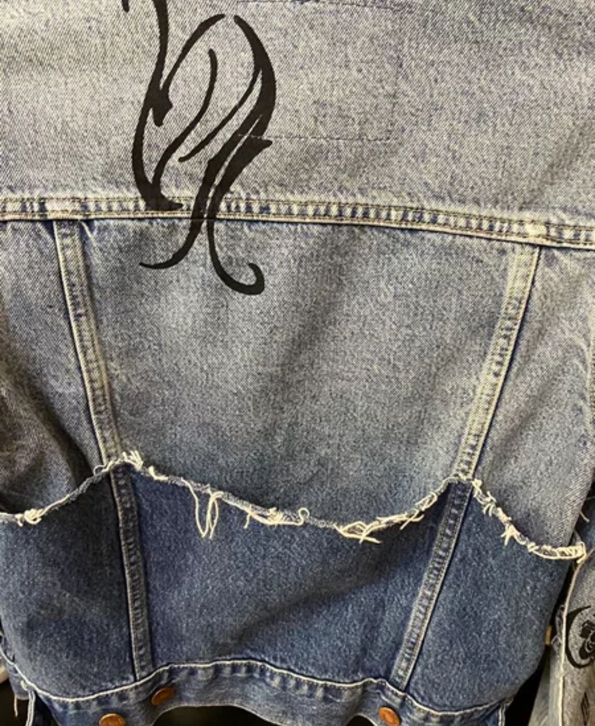 Vetements Vetements 18aw Totem Deconstruction Patchwork Denim Jacket Size US XS / EU 42 / 0 - 6 Thumbnail