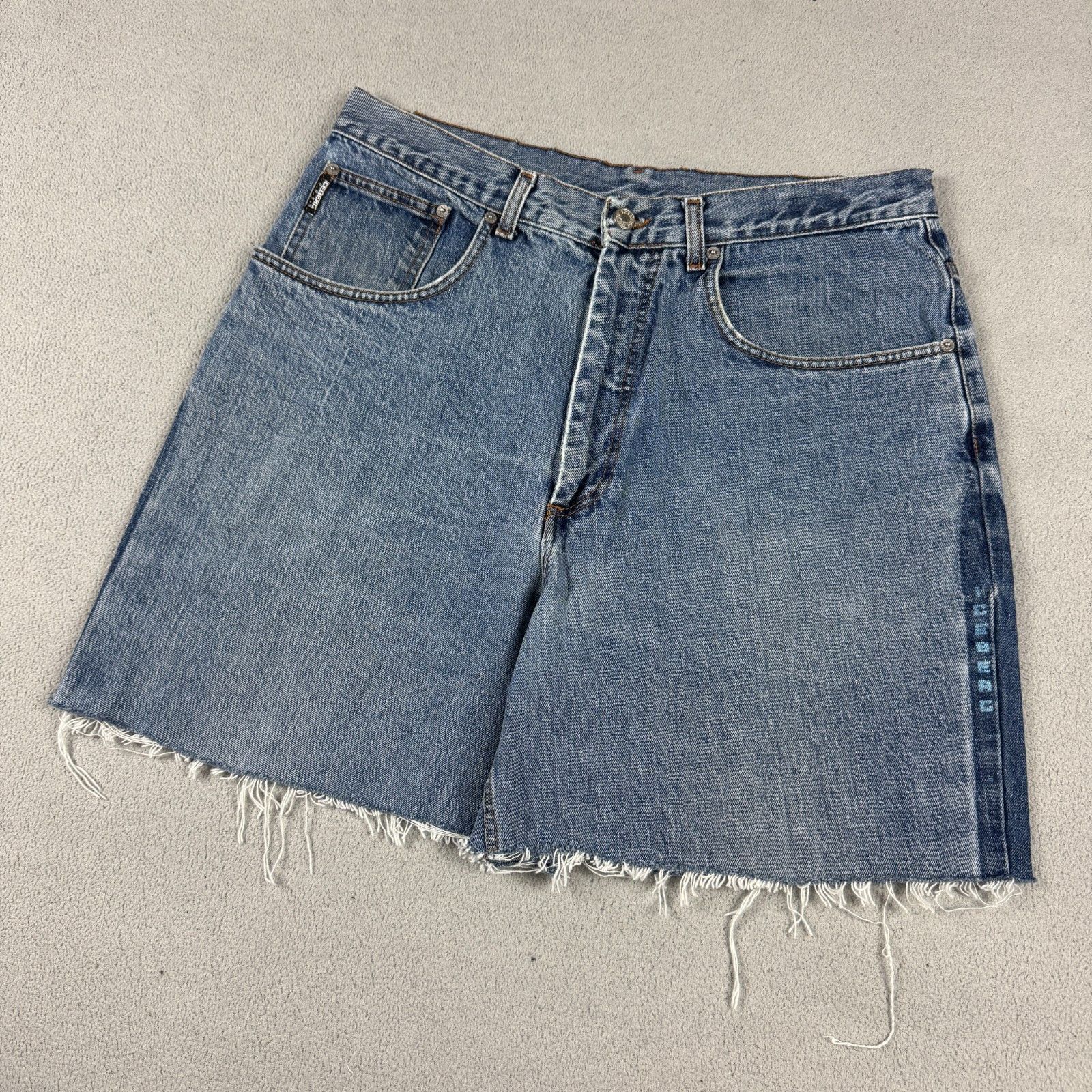 Iceberg Vintage Iceberg 90s Grunge Denim Shorts Made in Italy 36 Size US 36 / EU 52 - 2 Thumbnail