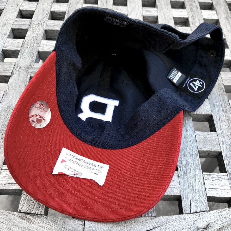 47 Brand Atlanta Boston Braves Vintage Logo 47 Brand Strapback Hat Size ONE SIZE - 4 Thumbnail