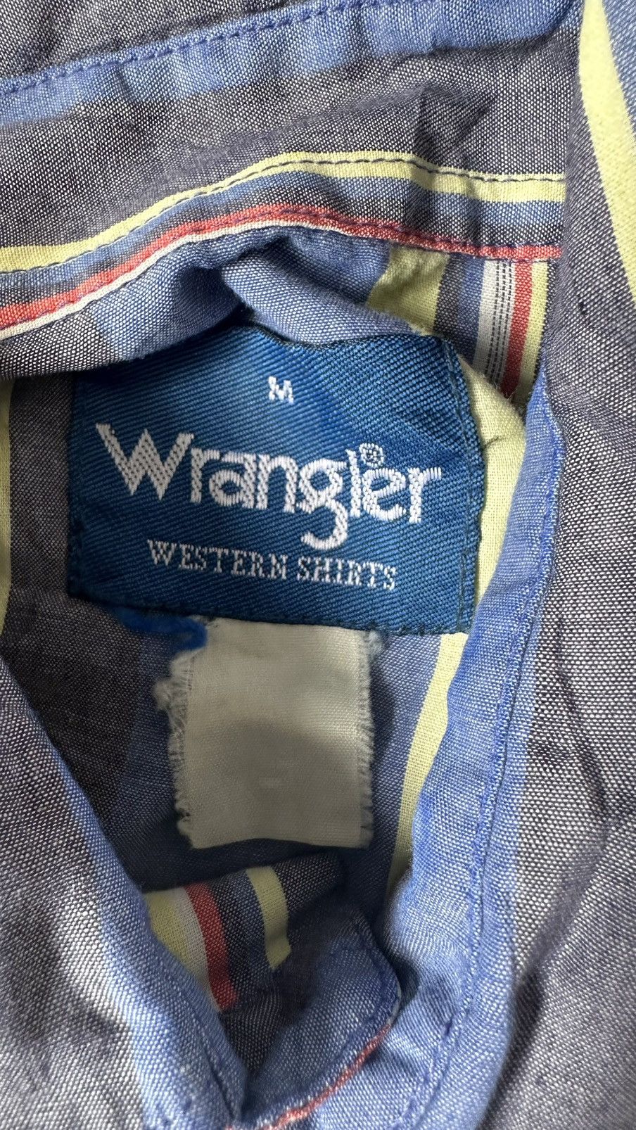 Wrangler VINTAGE 90S WRANGLER WRENCHER PERAL SNAP SHIRT Size US M / EU 48-50 / 2 - 7 Thumbnail