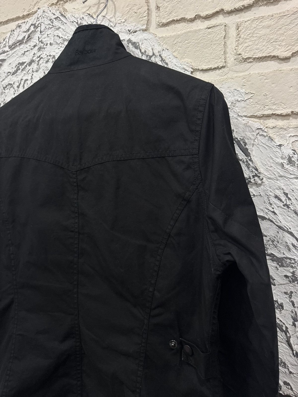 Barbour Womens Barbour Utility Black Waxed Jacket Size 12 Size M / US 6-8 / IT 42-44 - 10 Thumbnail