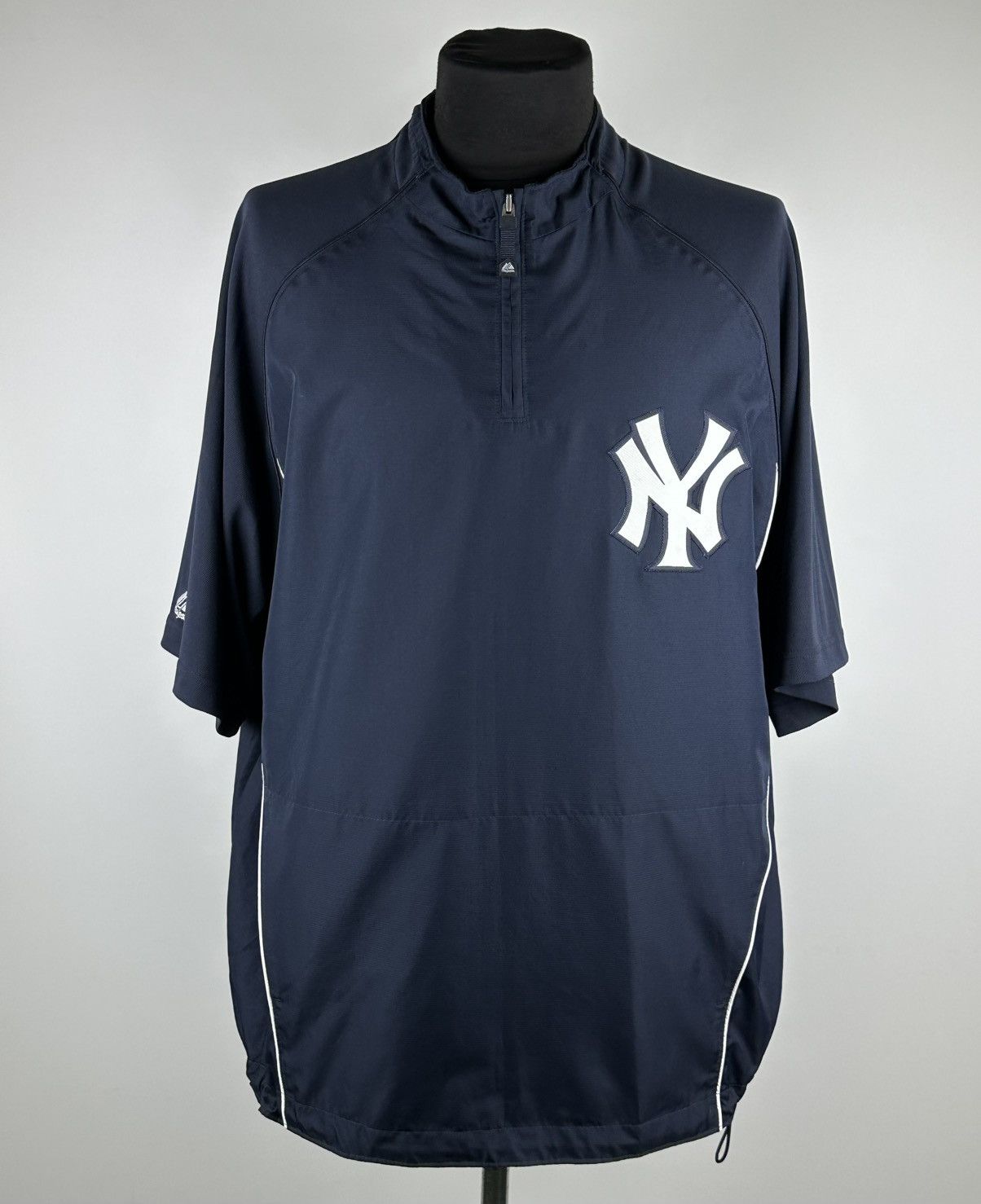 New York Yankees Majestic Cool Base Jacket Zip-Off Sleeves