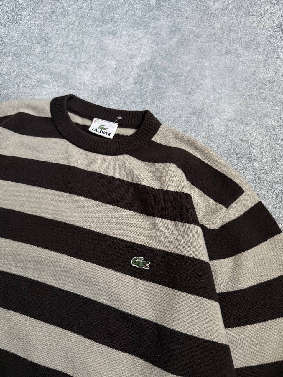 Lacoste Vintage Lacoste Stripped Sweater Mens L Size US L / EU 52-54 / 3 - 3 Thumbnail