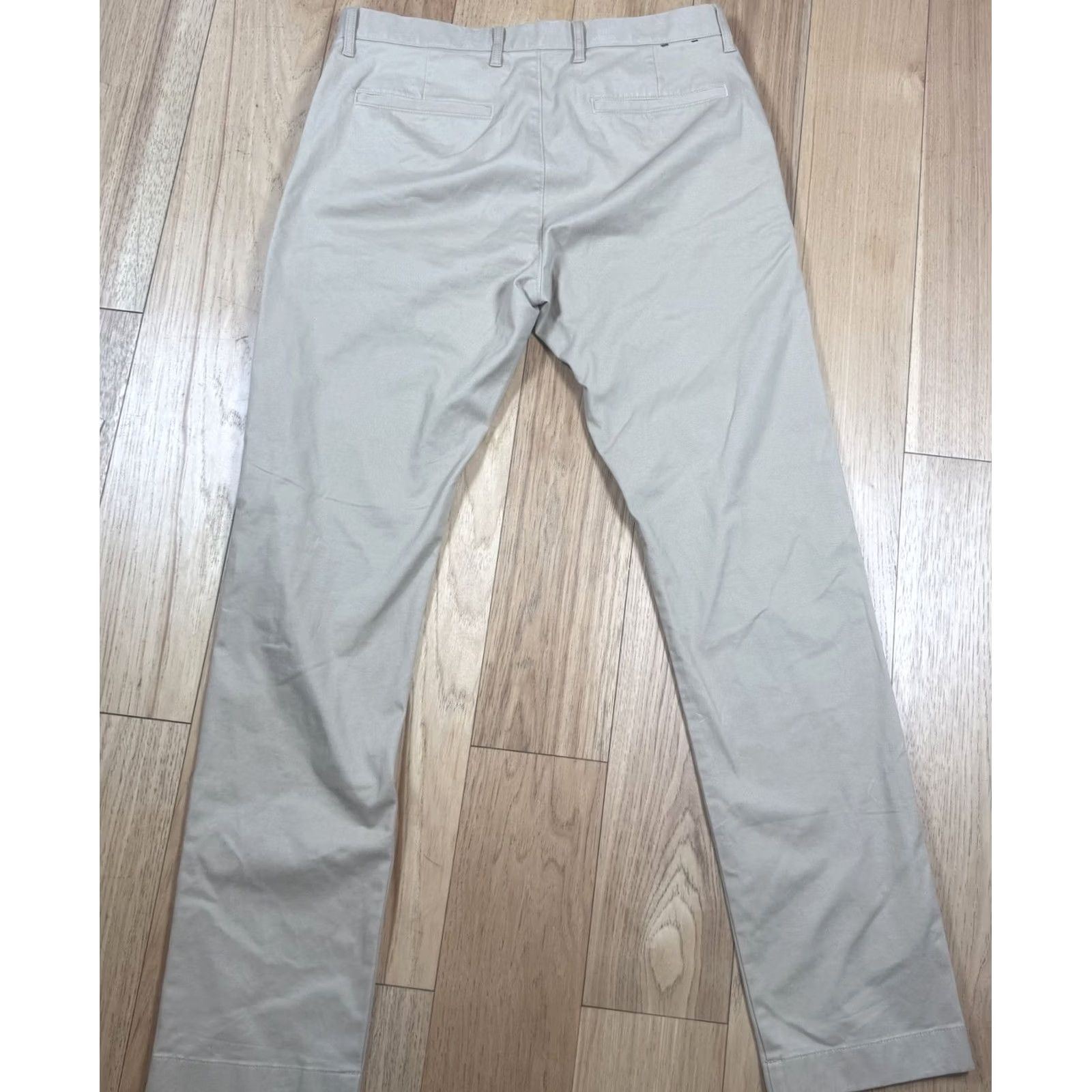 J.Crew J.CREW Chino Pants Mens 32x32 Straight Slim Flex Stretch Cotton Workwear Casual Beige 32 Inseam Slim Leg Style Straight Men's Pants Size US 32 / EU 48 - 7 Thumbnail