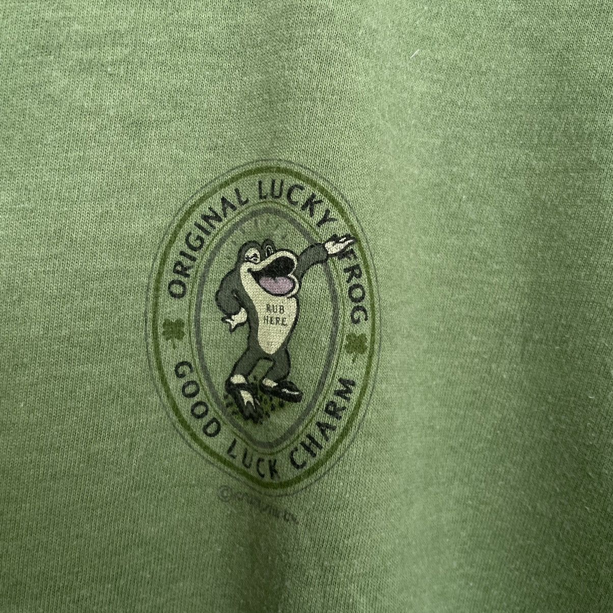 Vintage Vintage 90s Lucky Frog All You Need Is Faith Funny Humor Tee Size US L / EU 52-54 / 3 - 7 Thumbnail