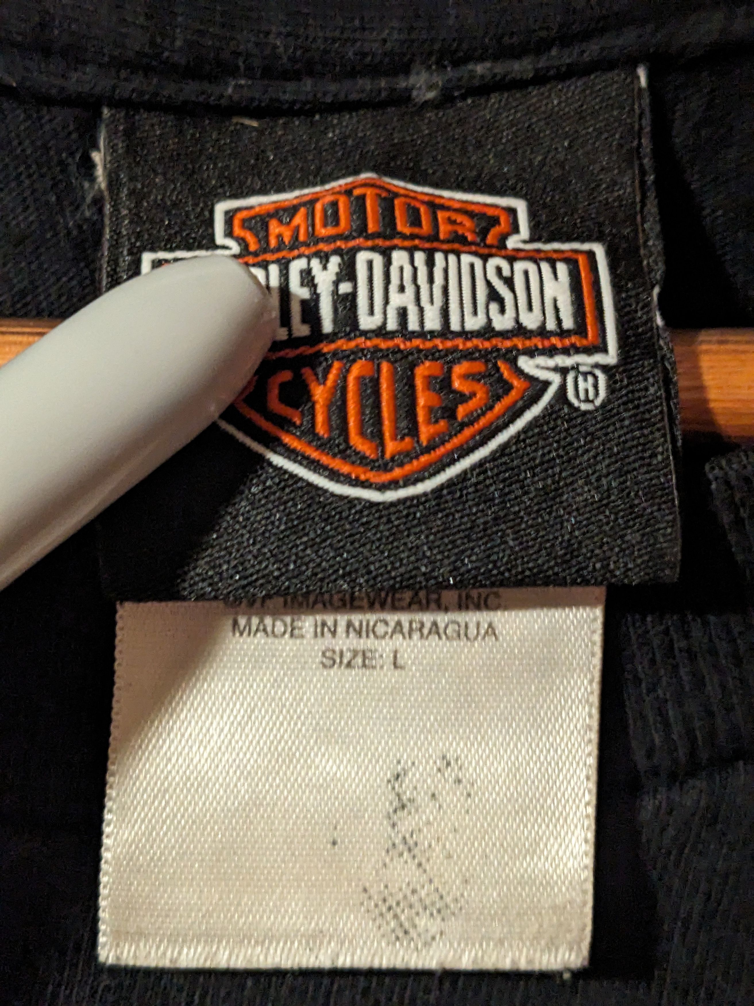 Harley Davidson × Vintage Vintage 2008 Harley-Davidson Motorcycle Animal Large T-Shirt Size US L / EU 52-54 / 3 - 3 Thumbnail