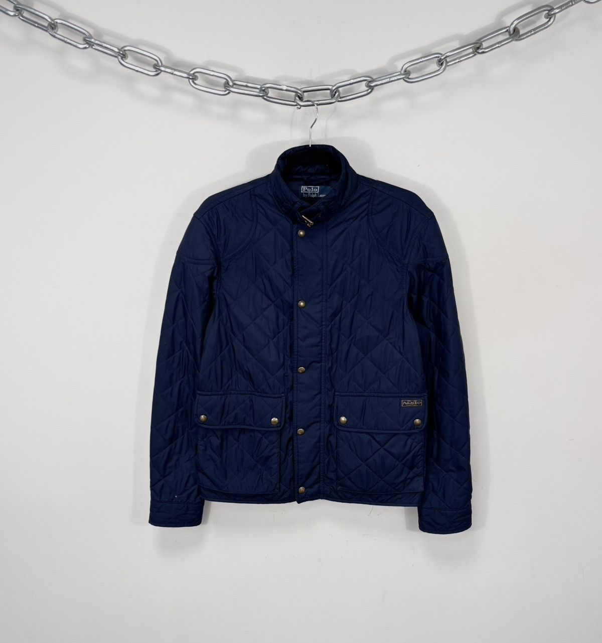 Polo Ralph Lauren Polo Ralph Lauren Men’s Navy Blue Diamond Quilted Jacket Size US S / EU 44-46 / 1 - 1 Thumbnail