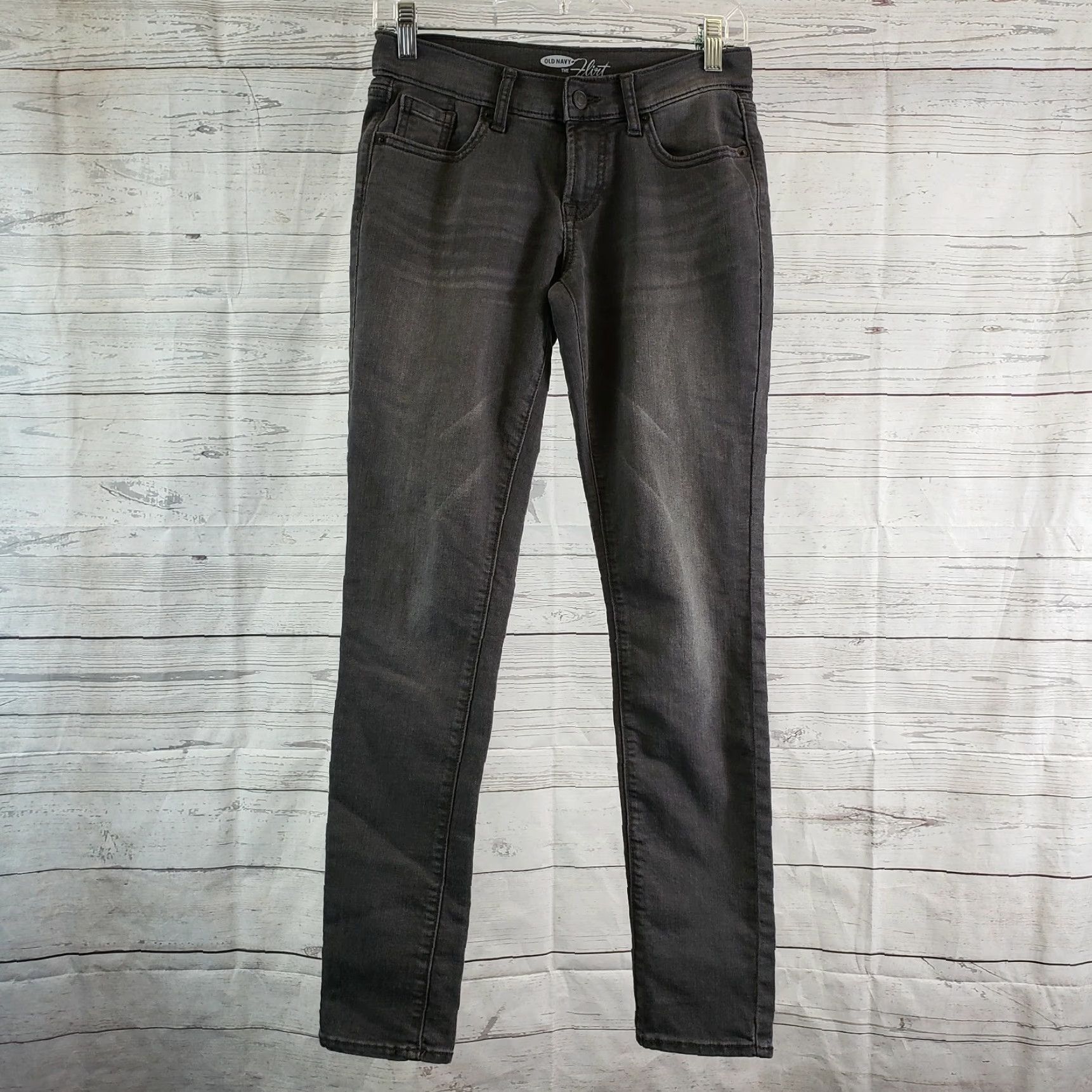Old Navy VINTAGE Old Navy The Flirt Jeans Womens Skinny Sz 0 Gray Mid Rise 29in Inseam Womens Jeans gray 0 Size 25" / US 0 / IT 36 - 2 Thumbnail