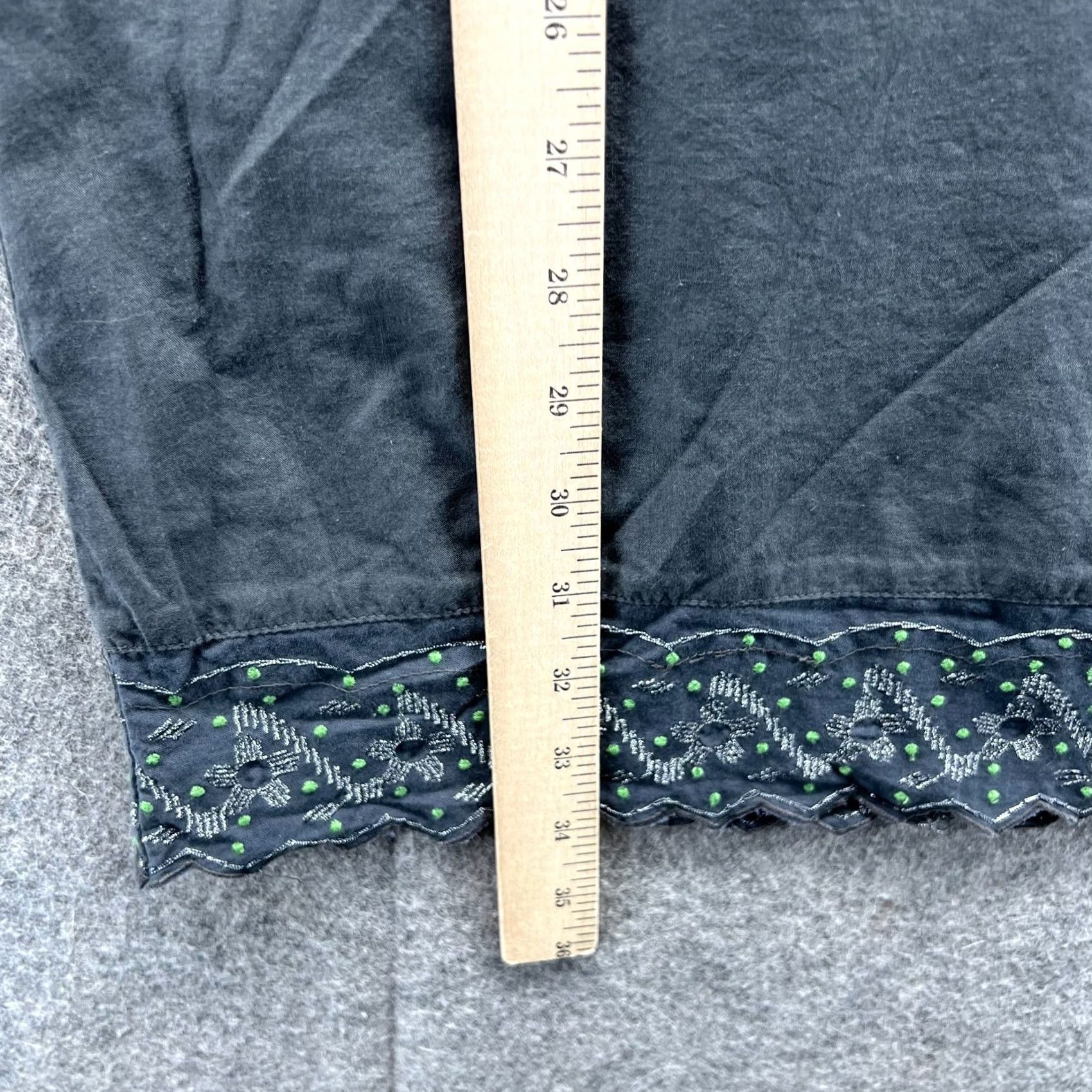 Free People Free People Mini Dress Womens Small Gray Sleeveless Crochet Cotton Floral Dress Size S Gray Vintage No N/A Size S / US 4 / IT 40 - 5 Thumbnail