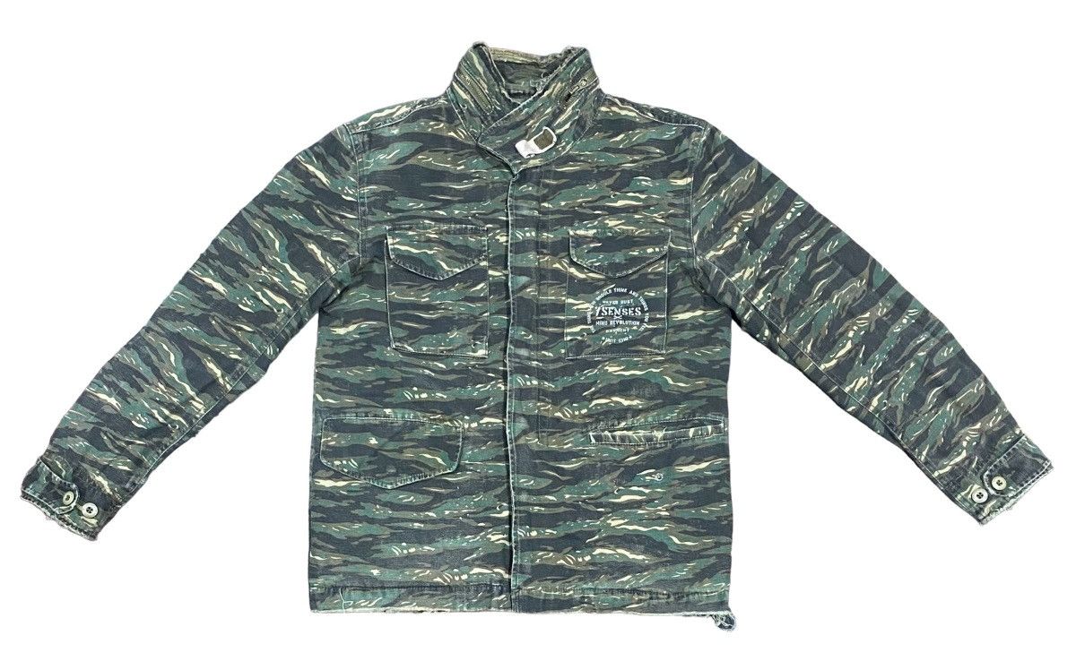 Japanese Brand × Vintage SEVENSENSE Revolution Tiger Stripe Zipper Jacket Size US S / EU 44-46 / 1 - 2 Thumbnail