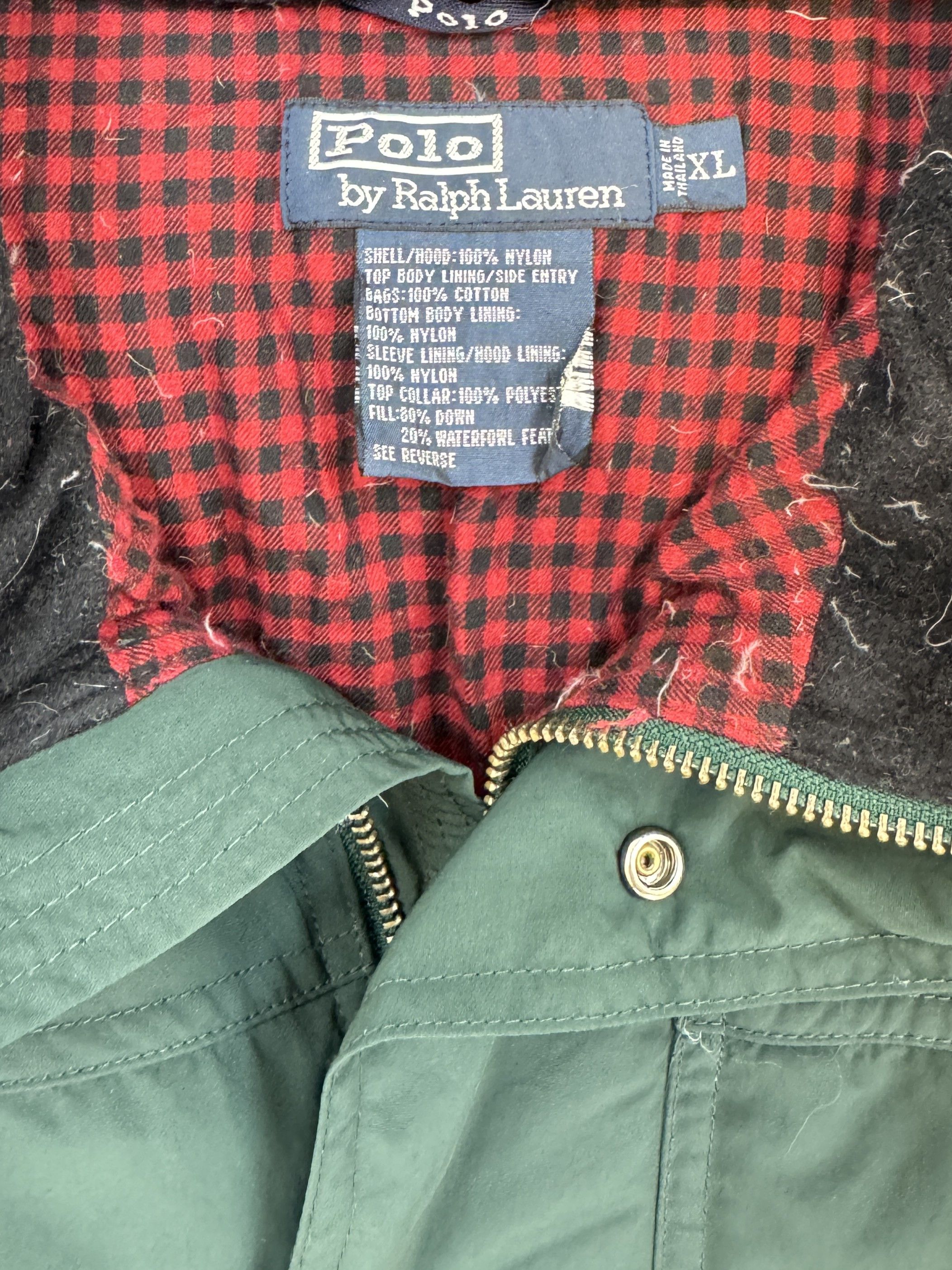 Polo Ralph Lauren Vintage Ralph Lauren Forest Green Puffer Parka Size US XL / EU 56 / 4 - 3 Thumbnail