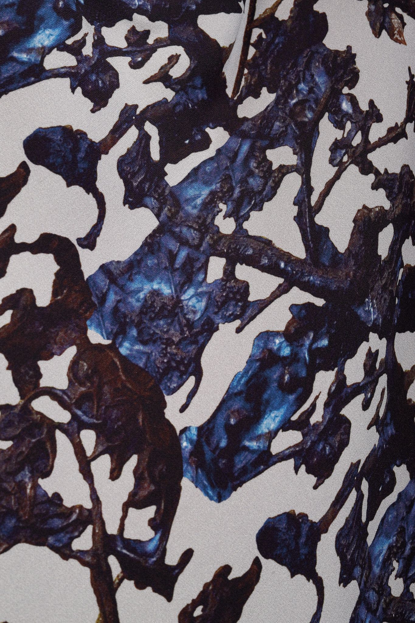 Zero + Maria Cornejo Zero + Maria Cornejo Printed Mauves Silk Dress Size S / US 4 / IT 40 - 6 Thumbnail