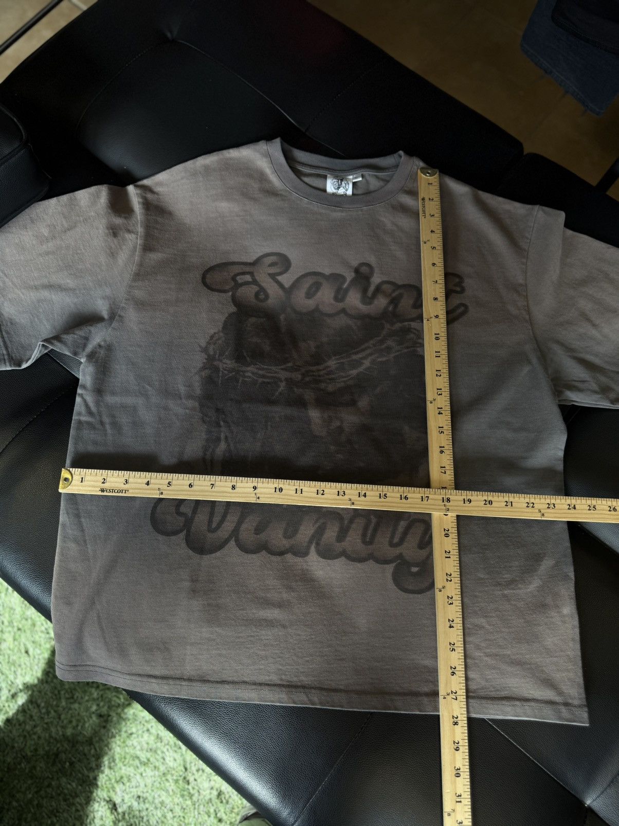 Saint Vanity Saint Vanity UNRELEASED Tee Shirt Logo Grey Size Large (NEW) Size US L / EU 52-54 / 3 - 6 Thumbnail