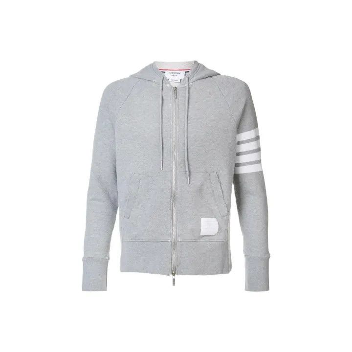 Thom Browne Thom Browne Classic Zip Hoodie for Men 0079 Size US M / EU 48-50 / 2 - 1 Thumbnail