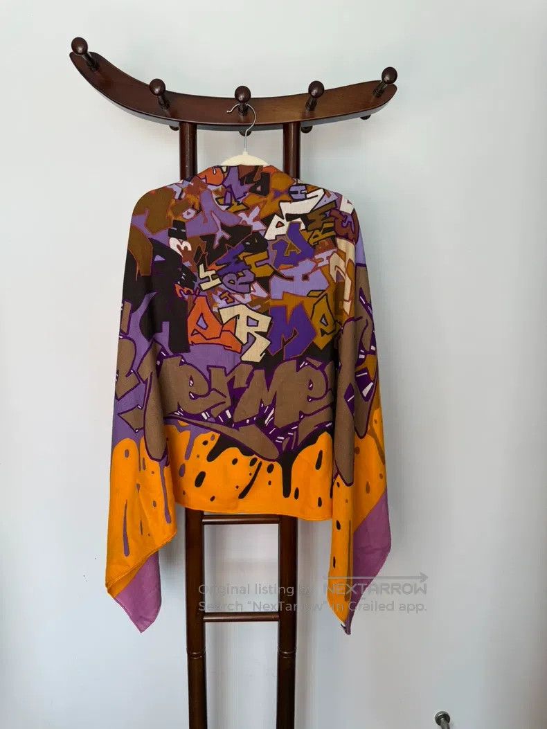 Other Hermes size 140*140 Shawl scarf, cashmere and silk fabric, Size ONE SIZE - 1 Thumbnail