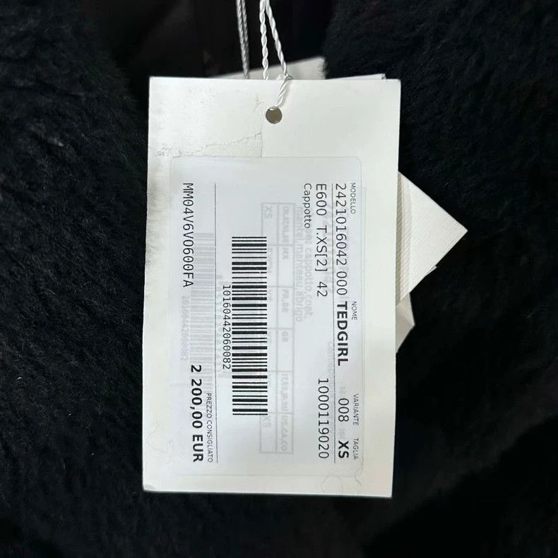 Max Mara Max Mara New Black Teddy Coat Size XS / US 0-2 / IT 36-38 - 5 Thumbnail