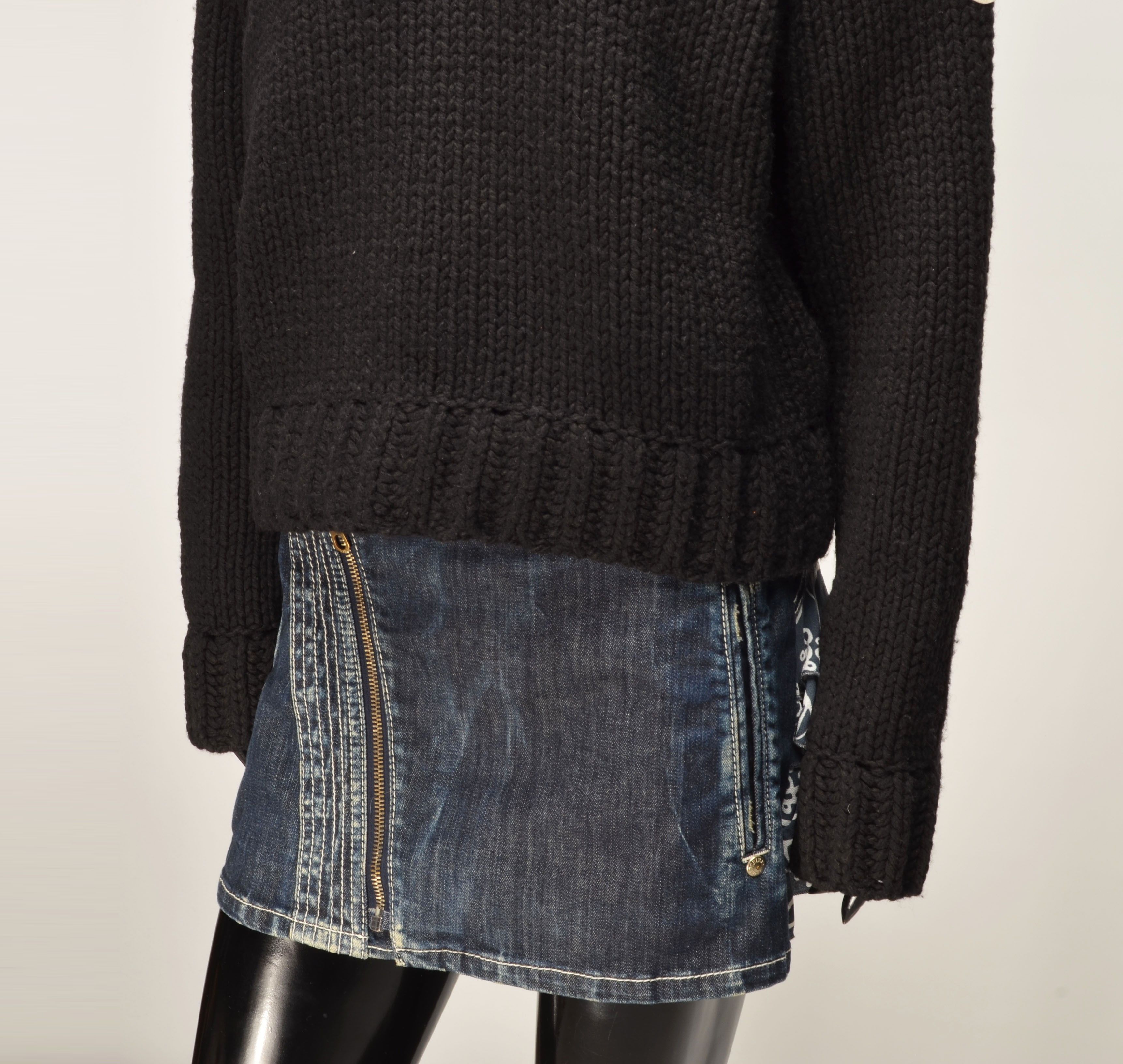 Moncler Moncler Chunky Knit Turtleneck Sweater Wool Blend Jumper Size S / US 4 / IT 40 - 3 Thumbnail