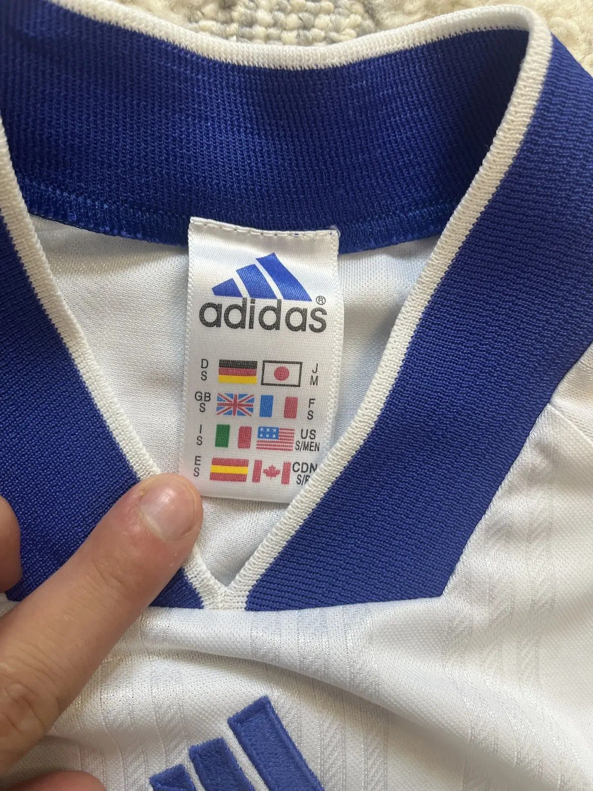 Adidas ADIDAS VINTAGE SOCCER JERSEY DRILL Size US S / EU 44-46 / 1 - 4 Thumbnail