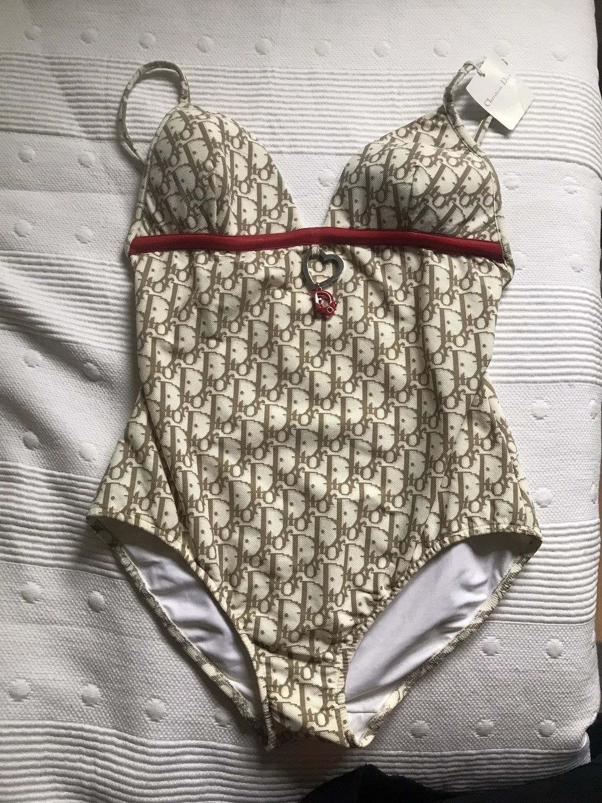 Dior CHRISTIAN DIOR MONOGRAM SWIMSUIT Size ONE SIZE - 2 Thumbnail