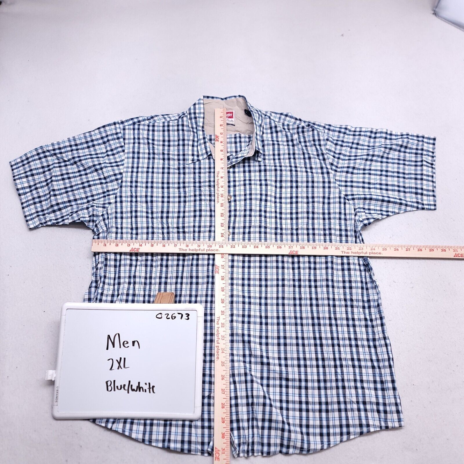 Wrangler Wrangler Button Up Shirt Mens Size Double Extra Large 2XL Size US XXL / EU 58 / 5 - 5 Thumbnail