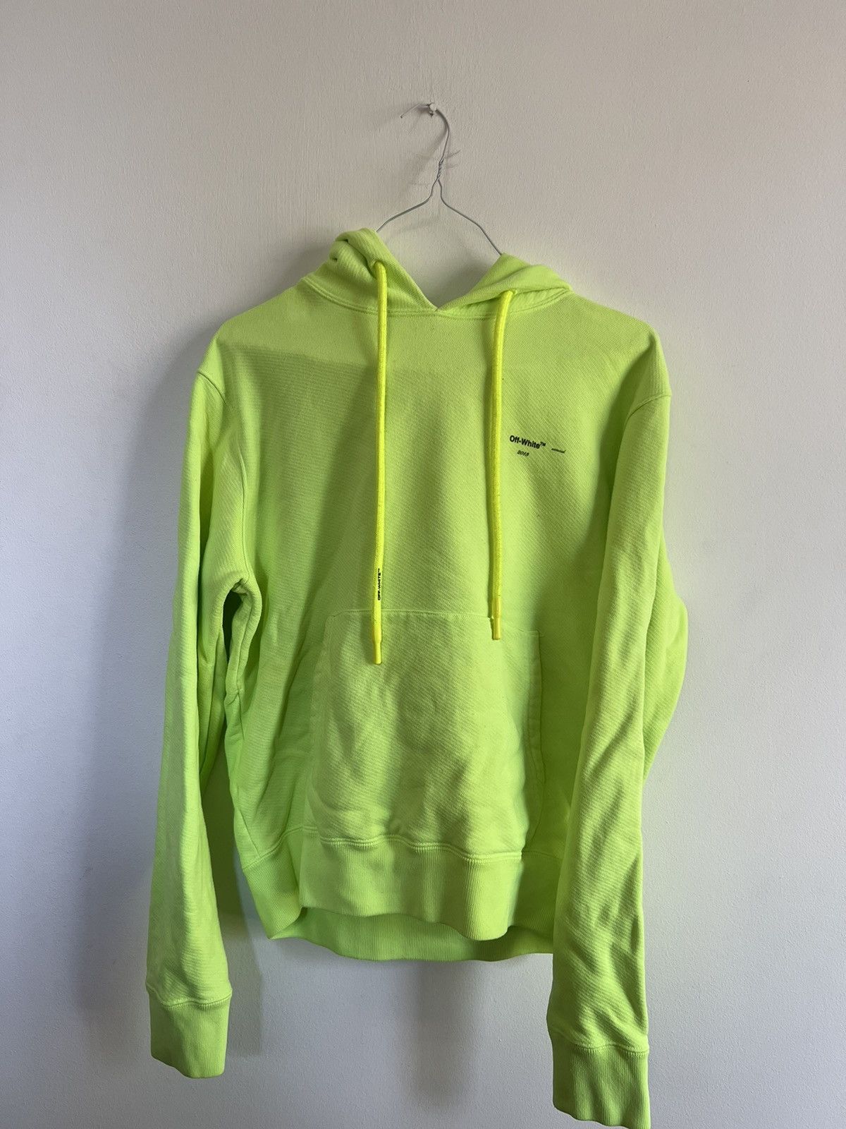 Off-White Off white yellow logo Hoodie Size US M / EU 48-50 / 2 - 3 Thumbnail