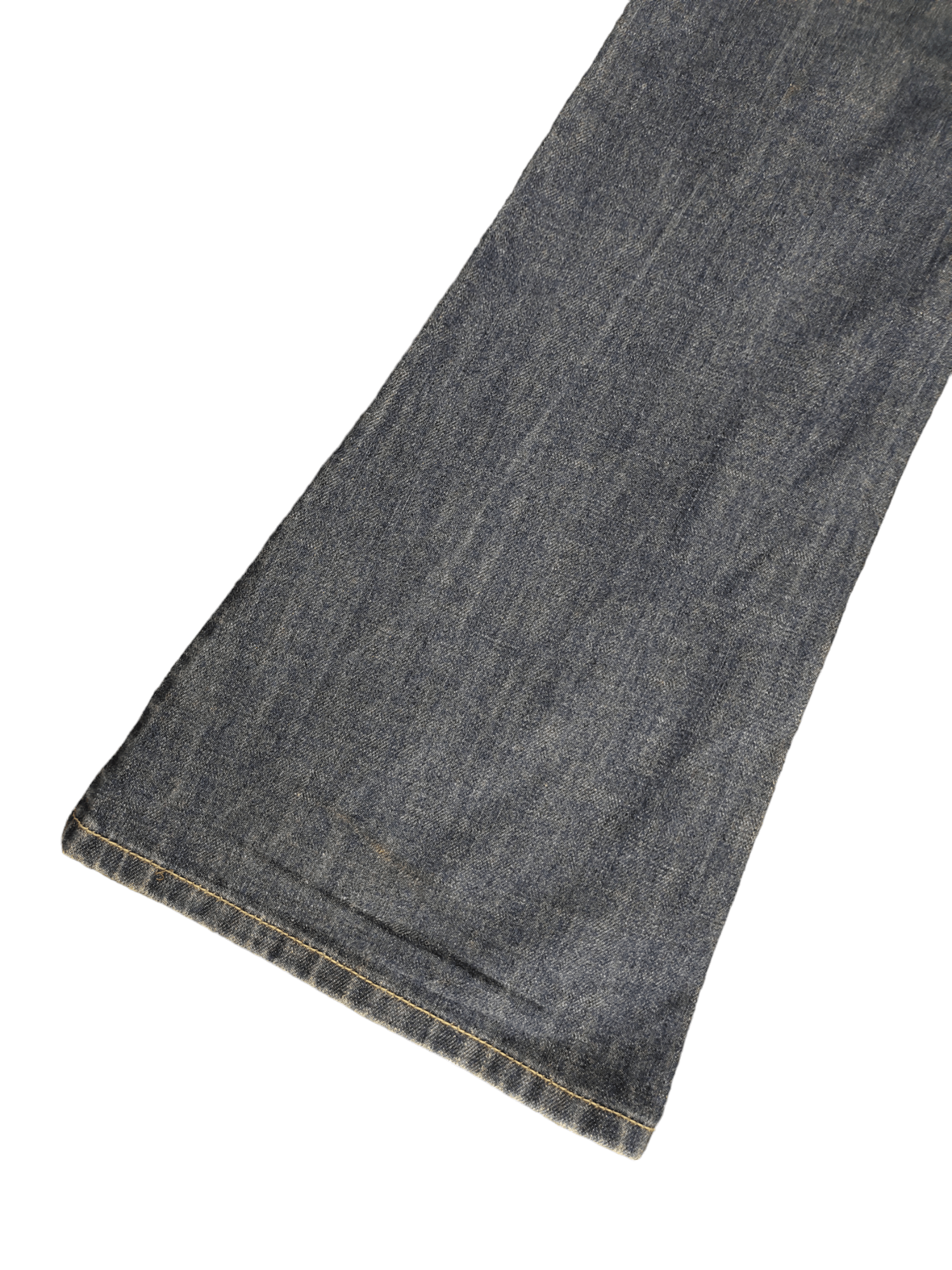 If Six Was Nine Flare Jeans Fishbone Faded Boot Cut Bell Bottom Size US 28 / EU 44 - 19 Thumbnail