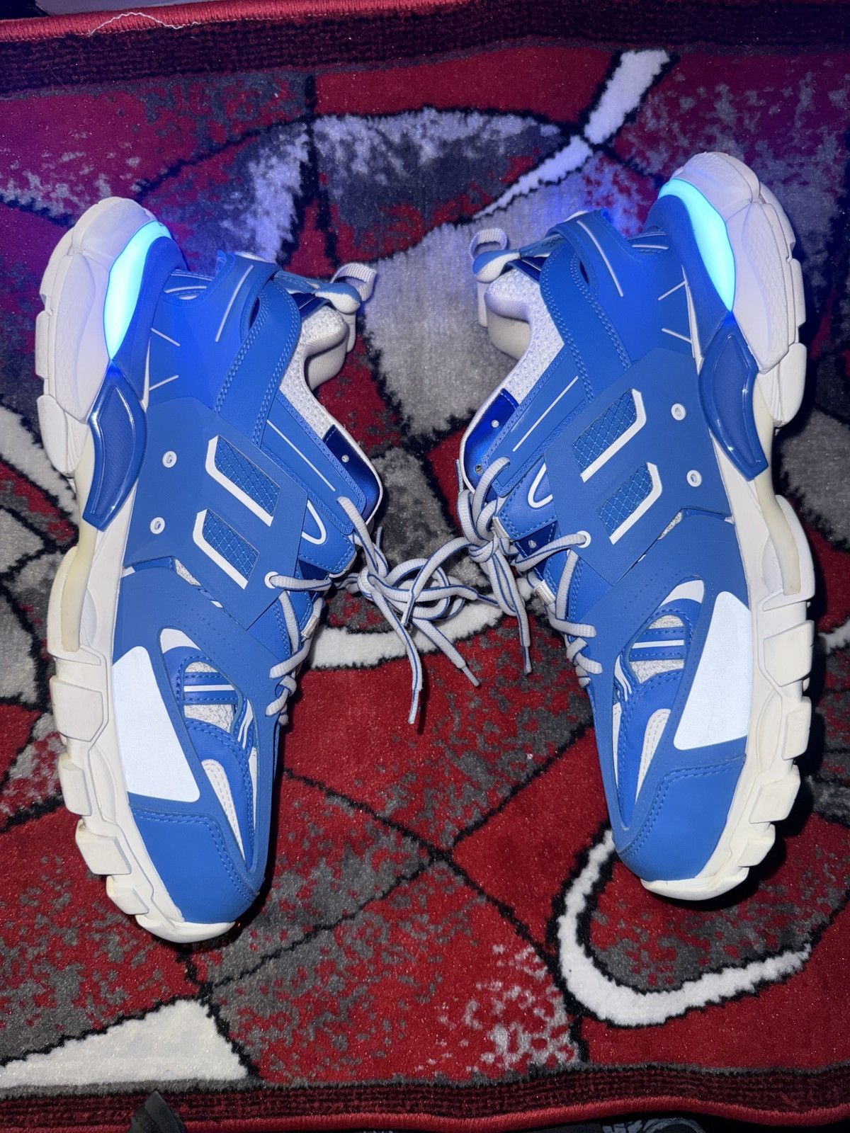 Blue Balenciaga Track LEDs Size 11