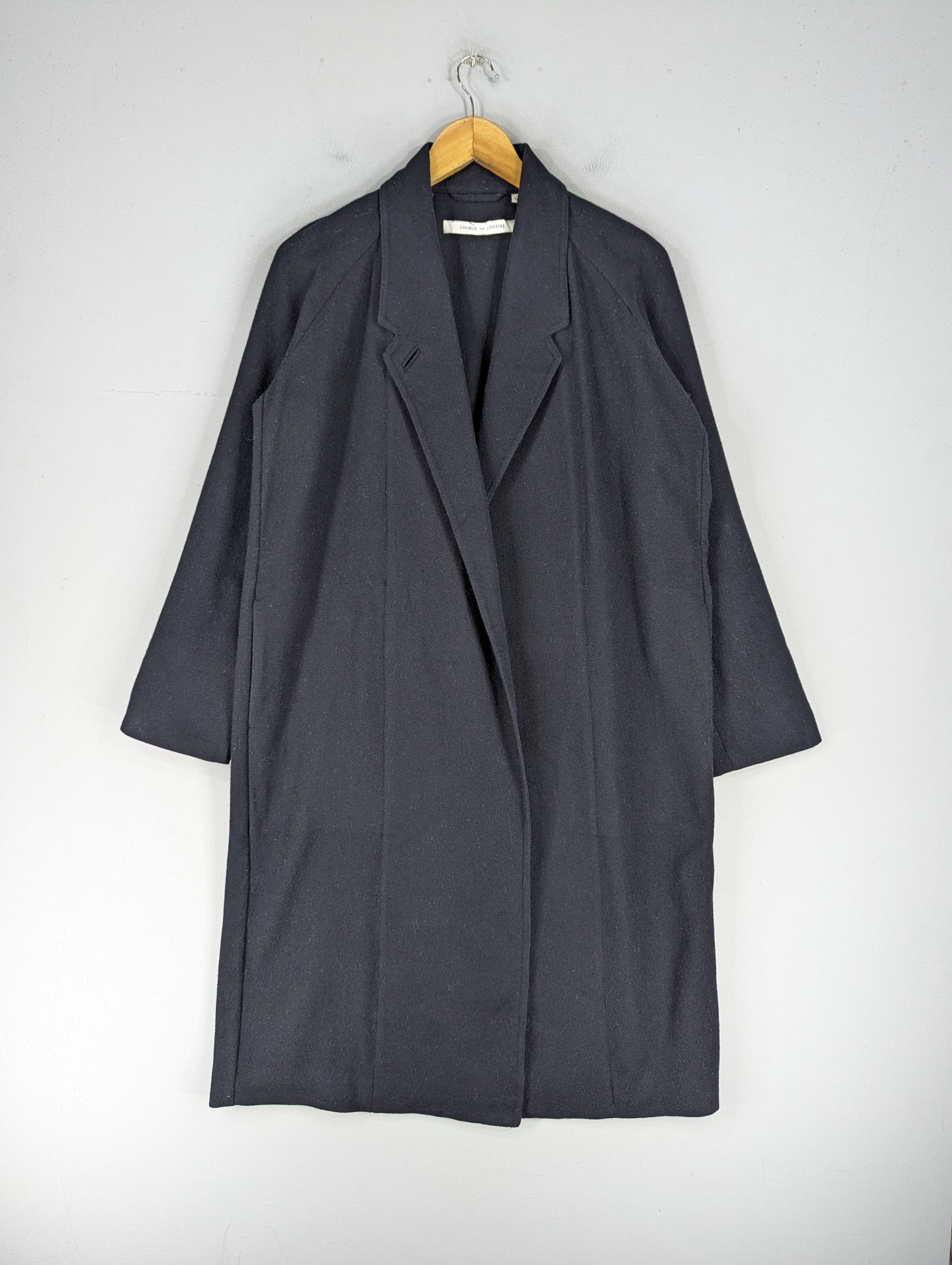 Lemaire Mainline Navy Wool Twill Collared Blouson | Grailed