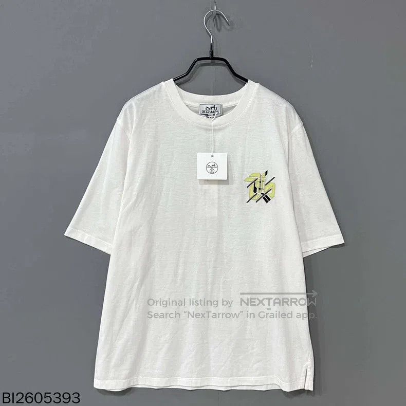 Hermes Hermes SS23 patchwork logo short sleeve Size M / US 6-8 / IT 42-44 - 1 Thumbnail