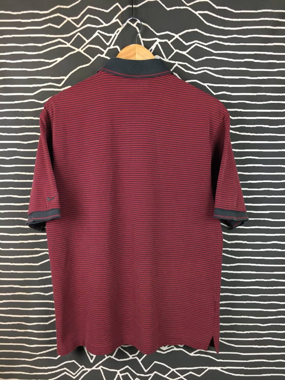Nike Nike Golf Dri-FIT Cotton Blend Striped Polo Shirt Size M Size US M / EU 48-50 / 2 - 8 Thumbnail