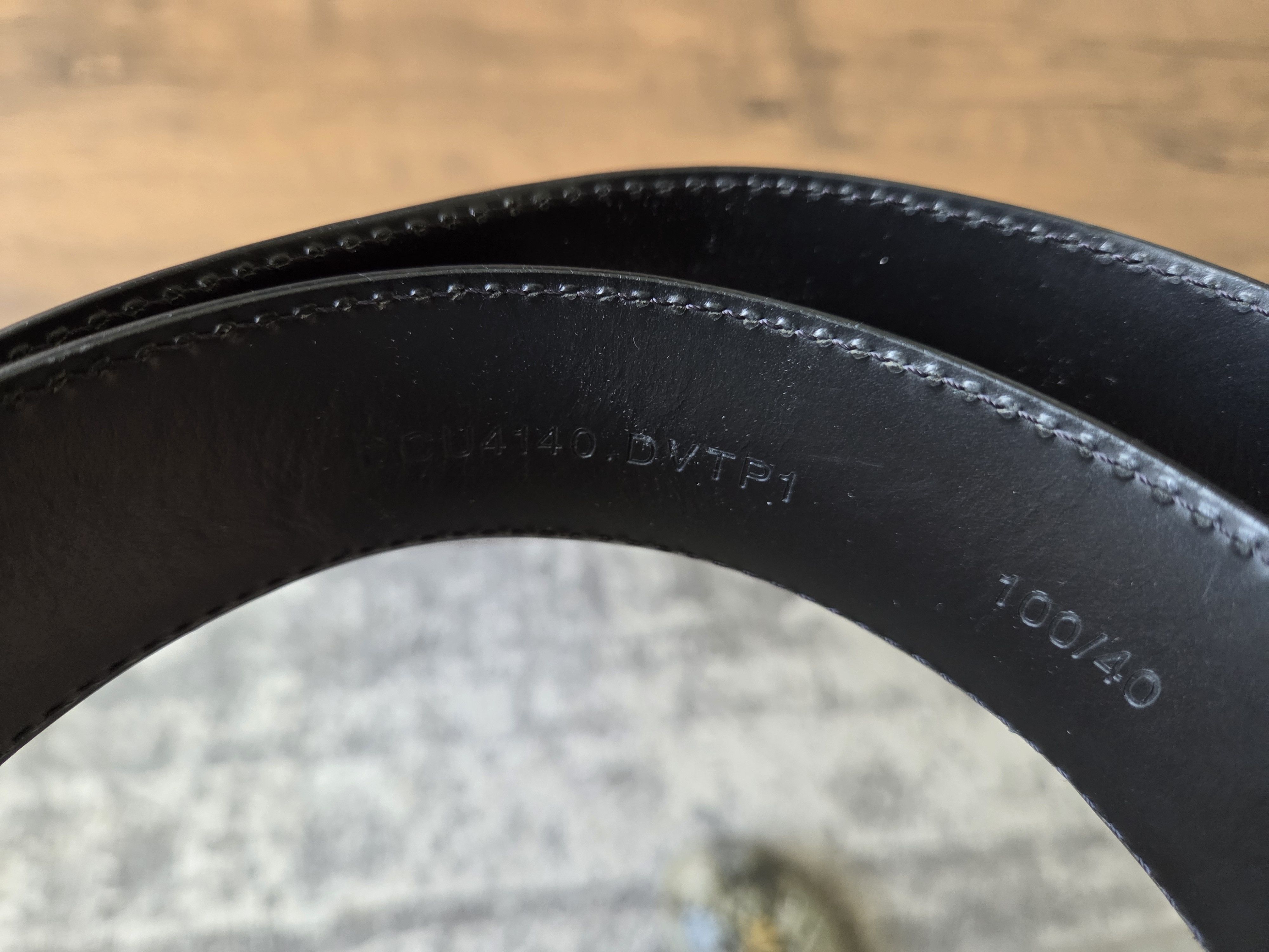 Versace Versace Medusa black leather belt Size 36 - 7 Thumbnail