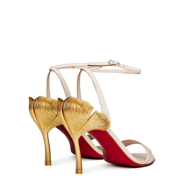Christian Louboutin Ginko Girl 85mm Leather Sandals Size US 8 / IT 38 - 5 Thumbnail