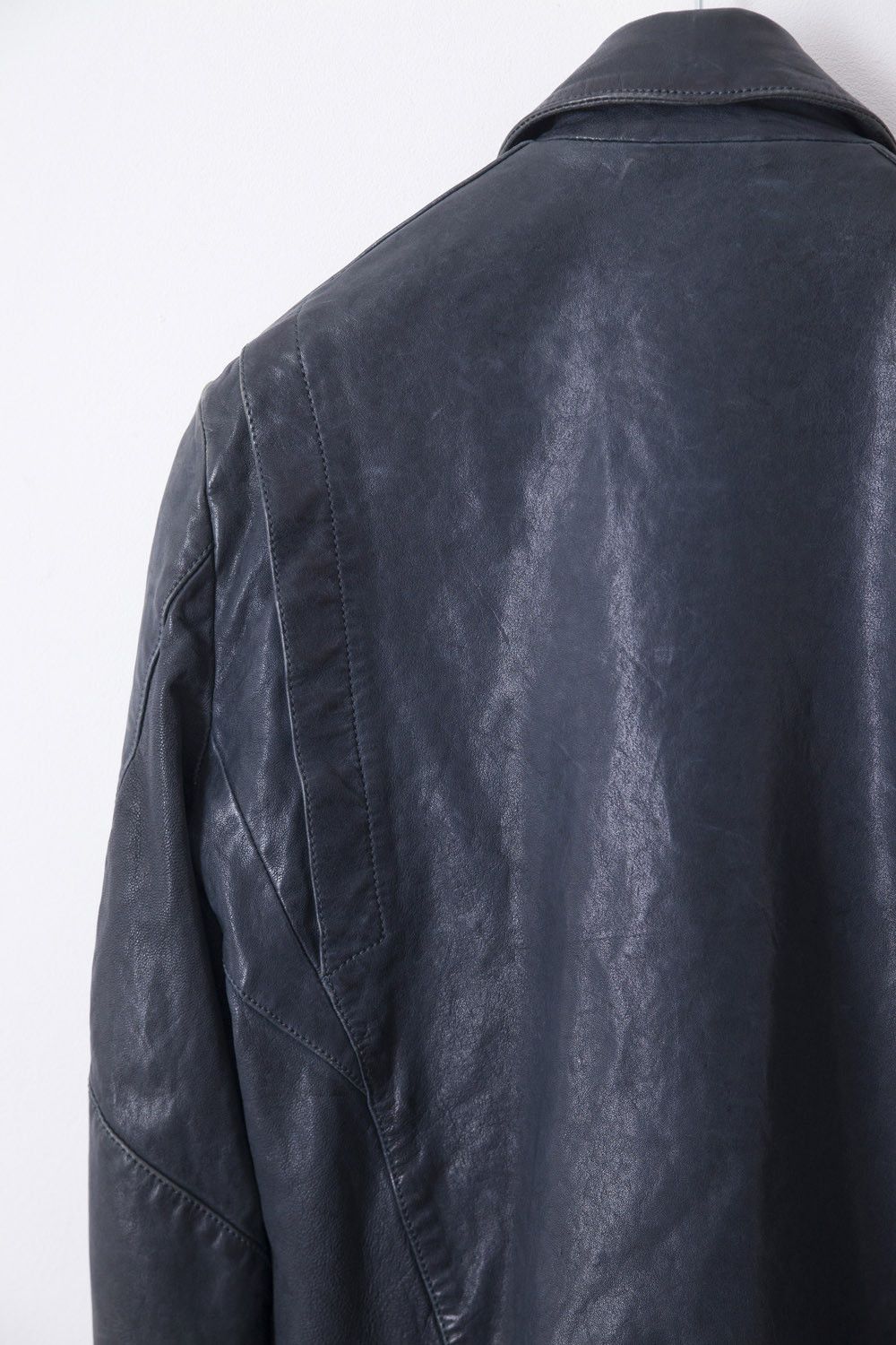 Balmain SS14 blue biker leather jacket Size US M / EU 48-50 / 2 - 4 Thumbnail