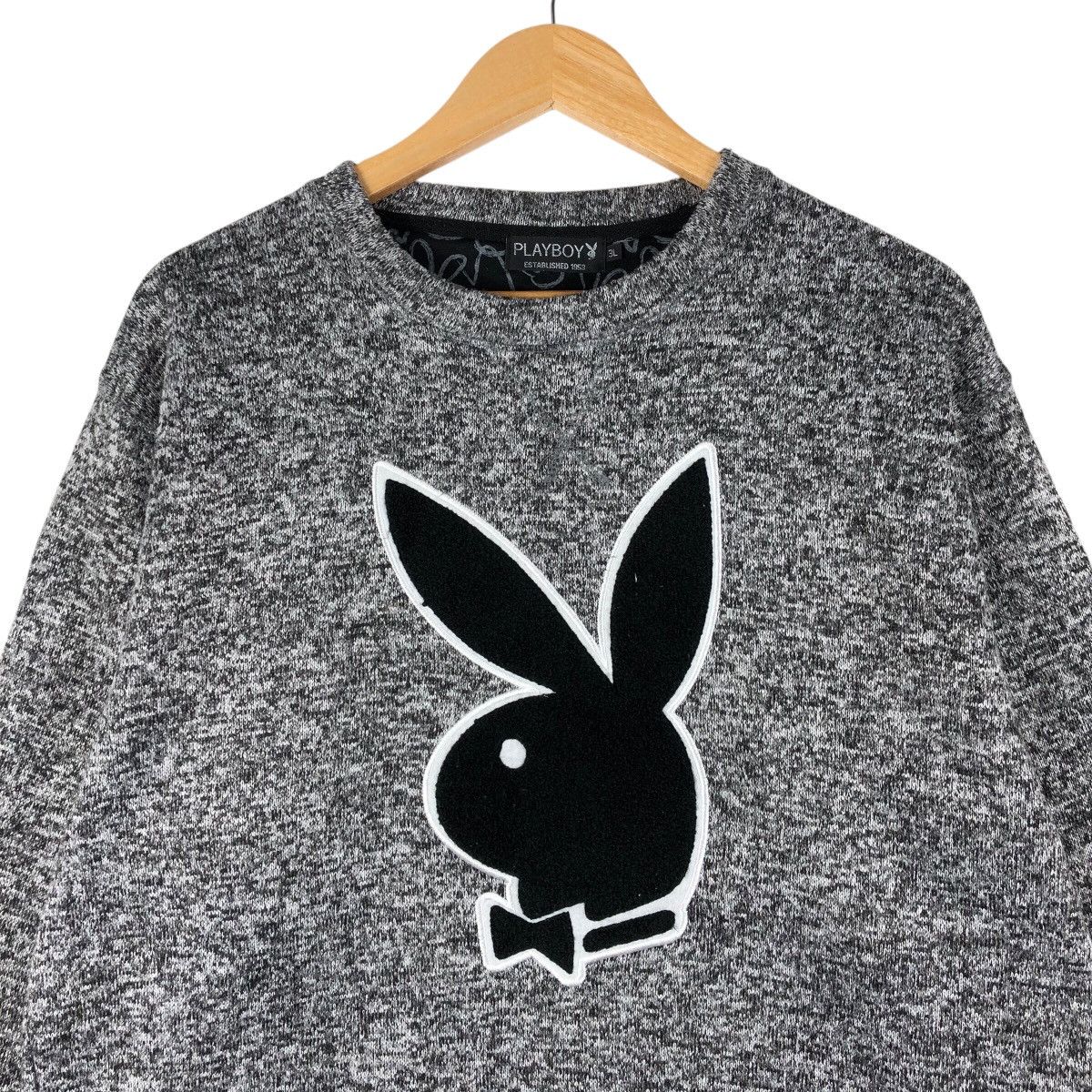 Playboy PLAYBOY Embroidery Bunny Head Design Sweatshirt Size US XL / EU 56 / 4 - 3 Thumbnail