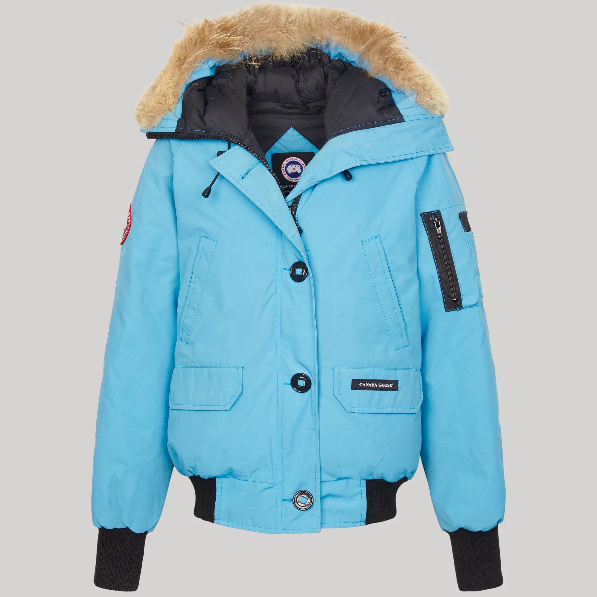 Canada Goose Ganada Goose women’s chilliwack Iceberg bomber parka Size L / US 10 / IT 46 - 4 Thumbnail