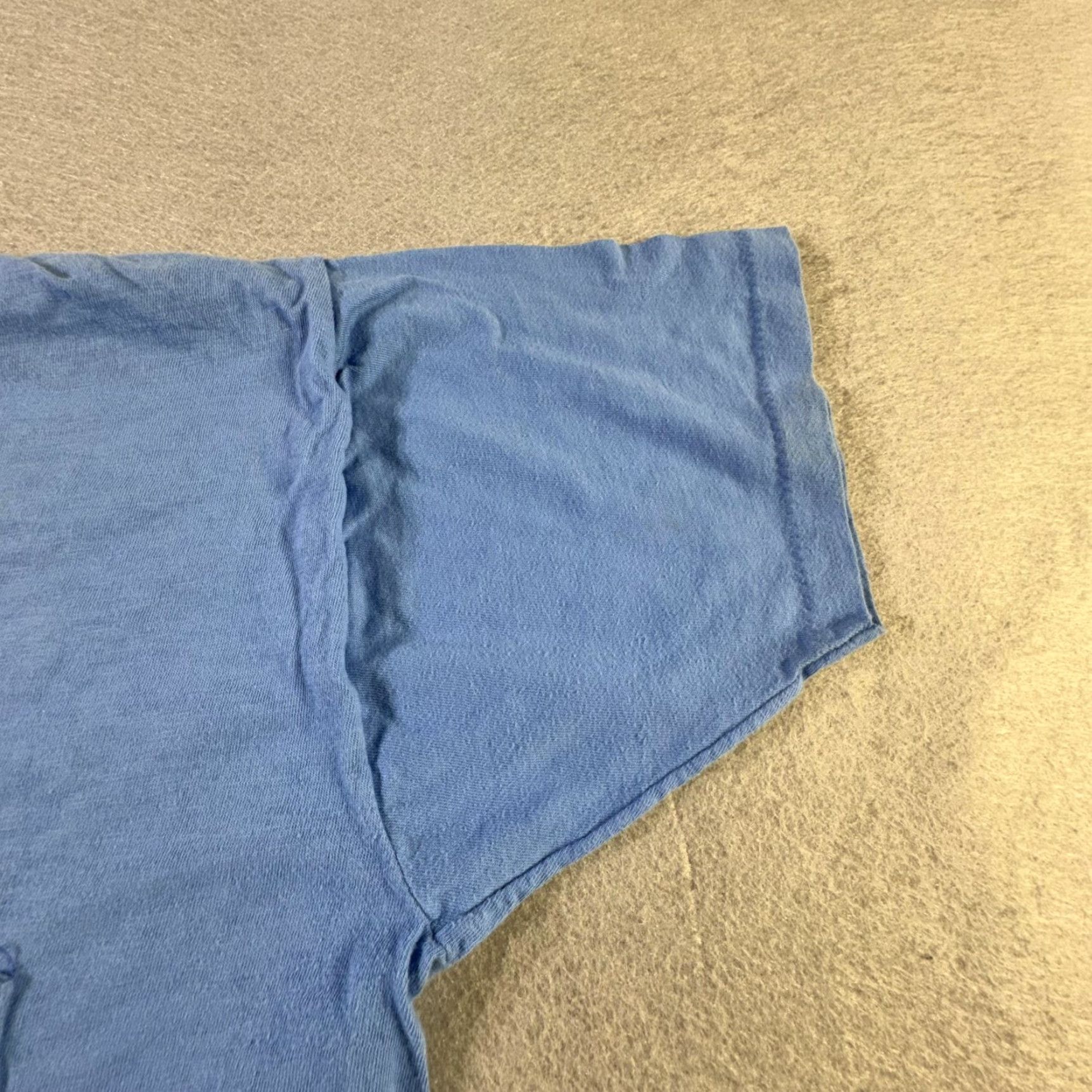 Vintage VINTAGE Our Best Blue Pocket T-Shirt Mens XL 90s Cotton Crew Neck Short Sleeve Size US XL / EU 56 / 4 - 5 Thumbnail