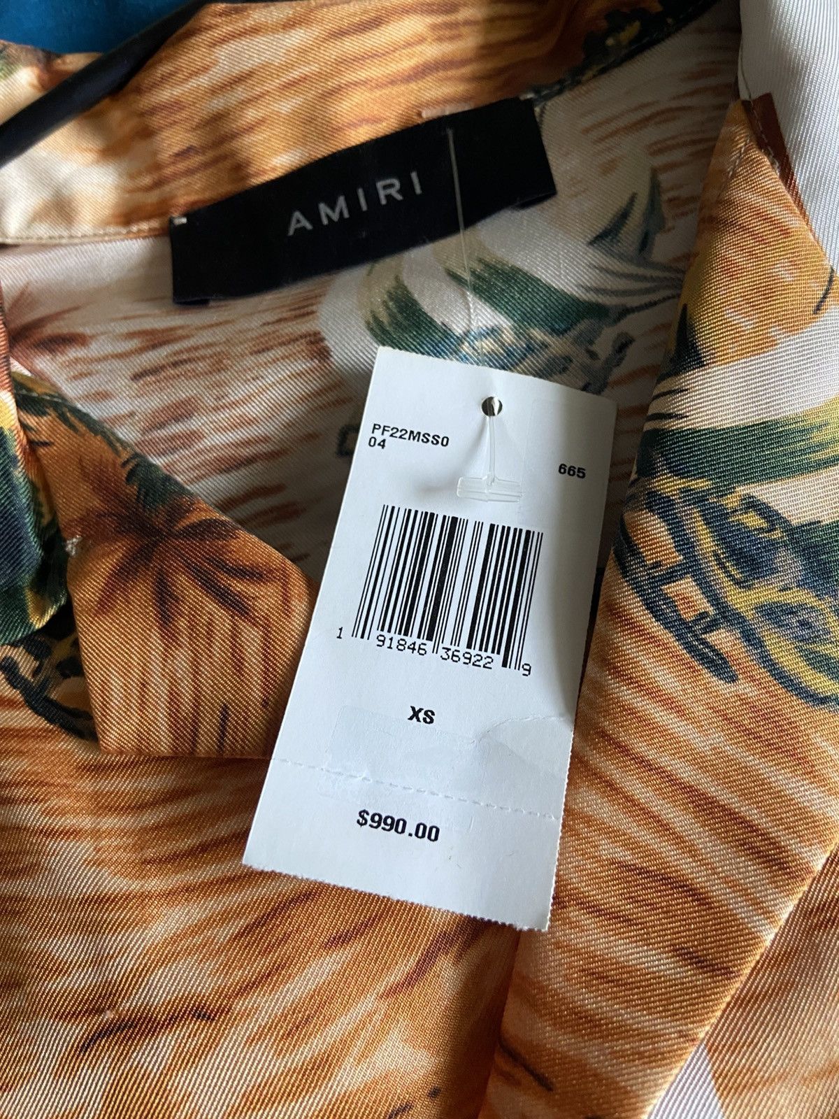 Amiri Amiri Silk Button up Stars Shirt Brand New with tags Size US XS / EU 42 / 0 - 2 Thumbnail