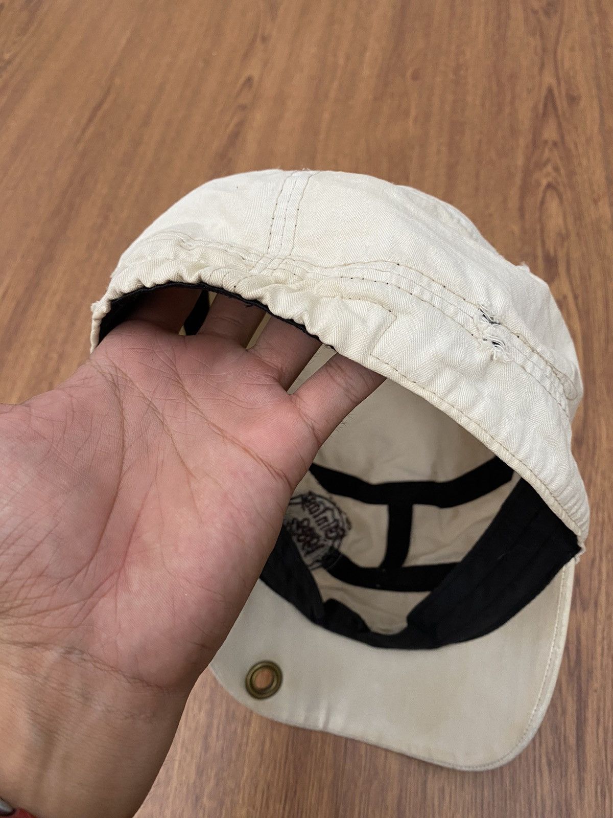 If Six Was Nine × Japanese Brand × KMRii Disstressed patch patrol cap Size ONE SIZE - 4 Thumbnail