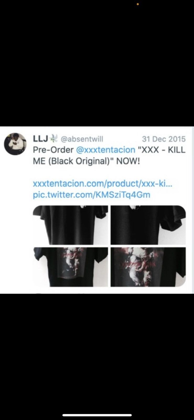 Revenge XXXTENTACION OG 2016 “KILL ME” TEE Size US S / EU 44-46 / 1 - 9 Thumbnail