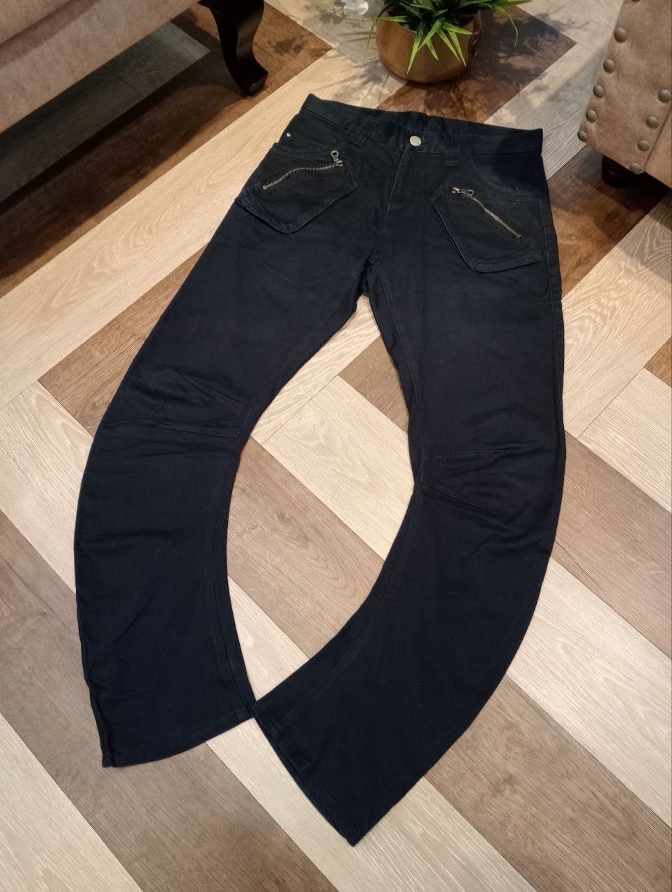PPFM VINTAGE PPFM JAPAN BLUE CURVE PANTS Size US 32 / EU 48 - 2 Thumbnail