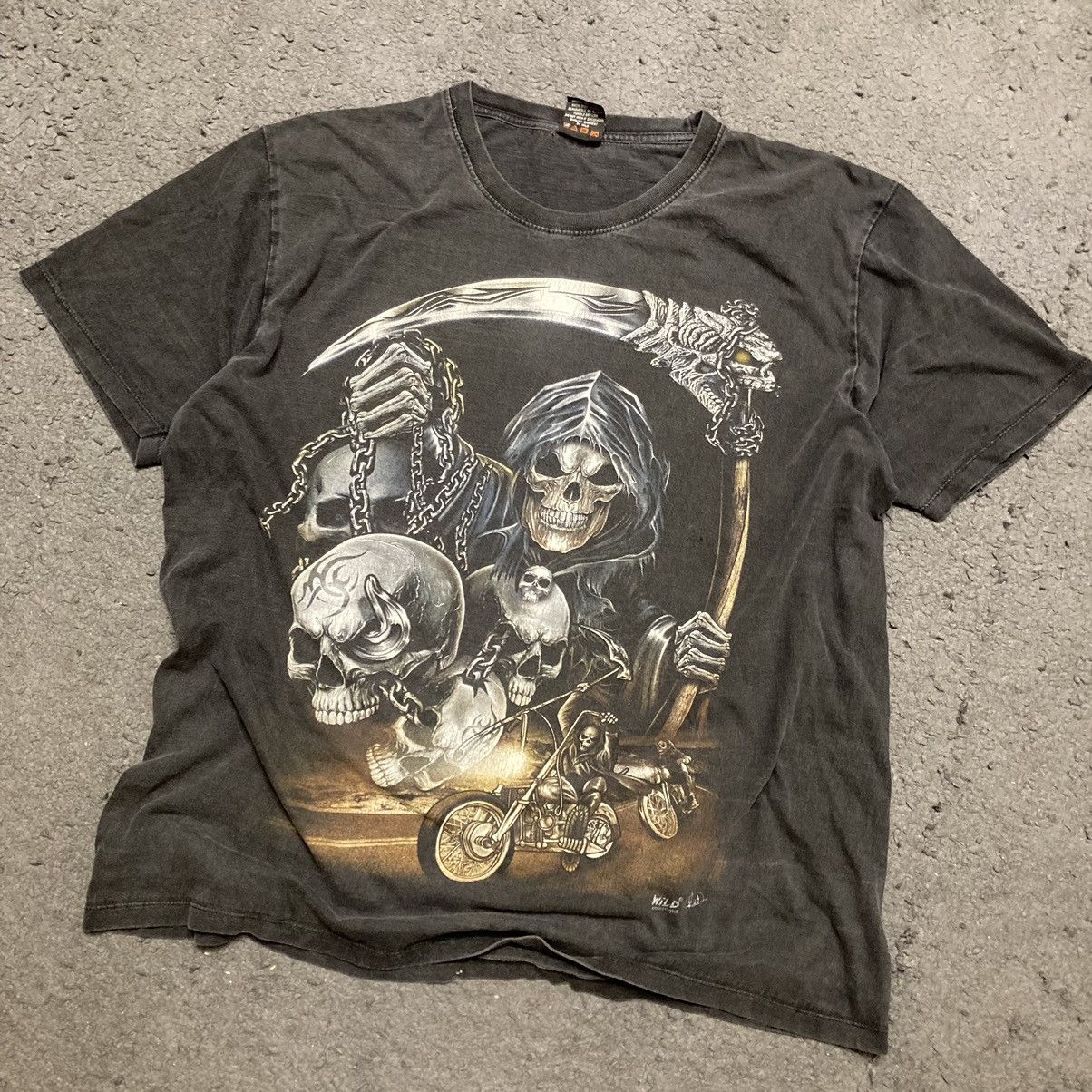 Hysteric Glamour True Vintage Y2K Adult Horror Death Face Skeleton Size US XL / EU 56 / 4 - 1 Thumbnail