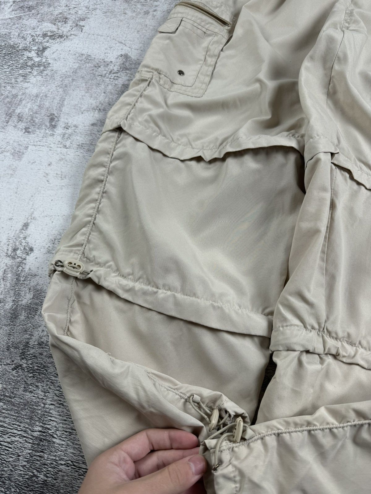 Japanese Brand Baggy Ling Lang 3 in 1 Rap Nylon Sweatpants Track Trousers Size US 34 / EU 50 - 10 Thumbnail