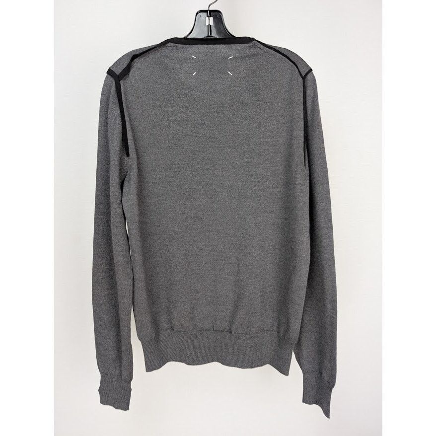 Maison Margiela o1rshd1 Knitwear Sweatshirt Sweater in Grey/Black Size US M / EU 48-50 / 2 - 8 Thumbnail