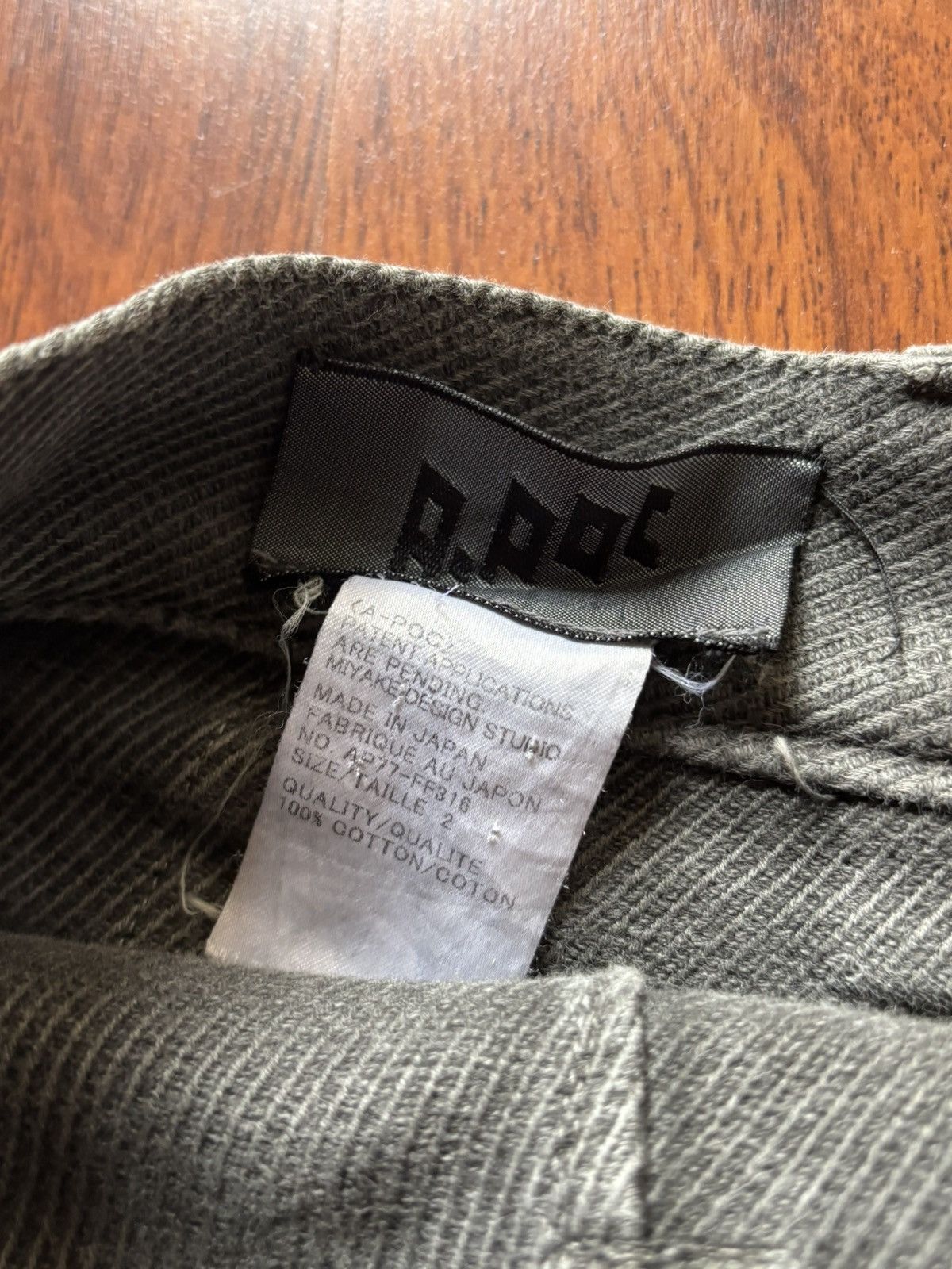 Issey Miyake APOC by Issey Miyake cargo distressed embroidered pants Size US 34 / EU 50 - 6 Thumbnail