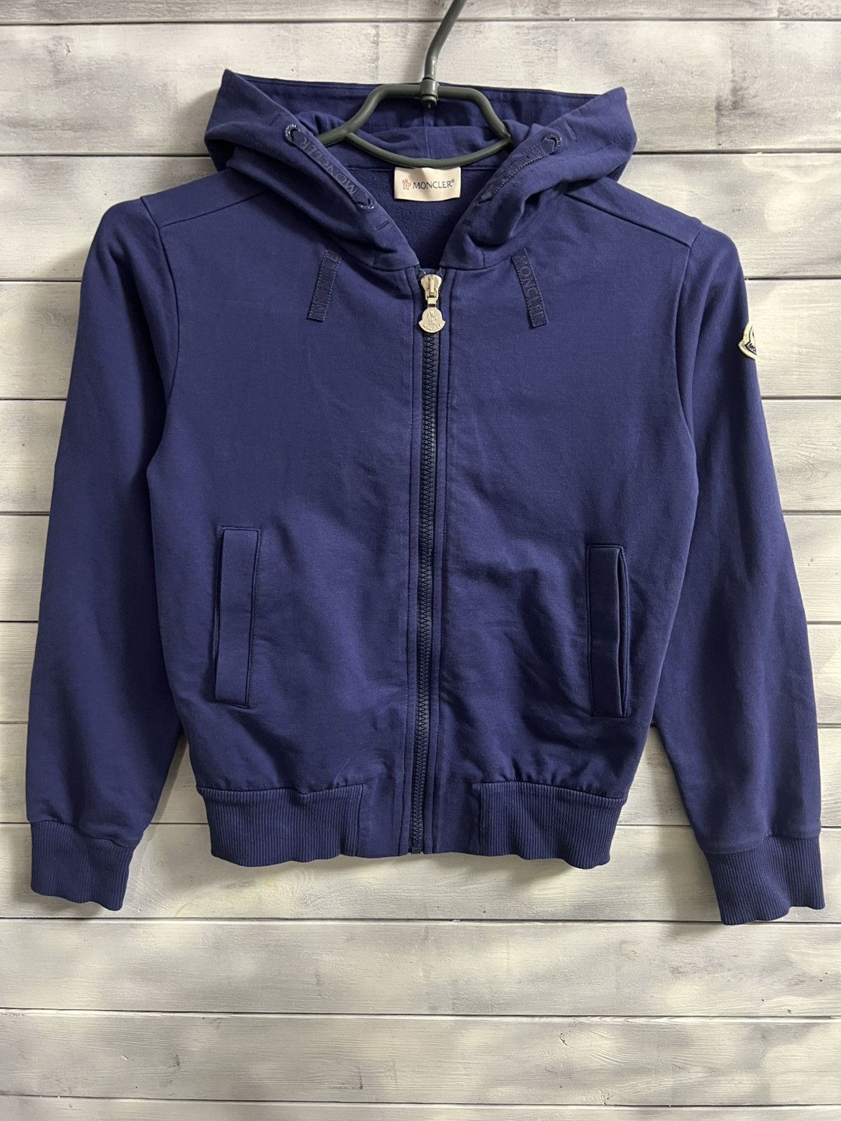 Moncler Rare Luxury Zip Hoodie Moncler Kids size 10 anni Size US XXS / EU 40 - 1 Thumbnail