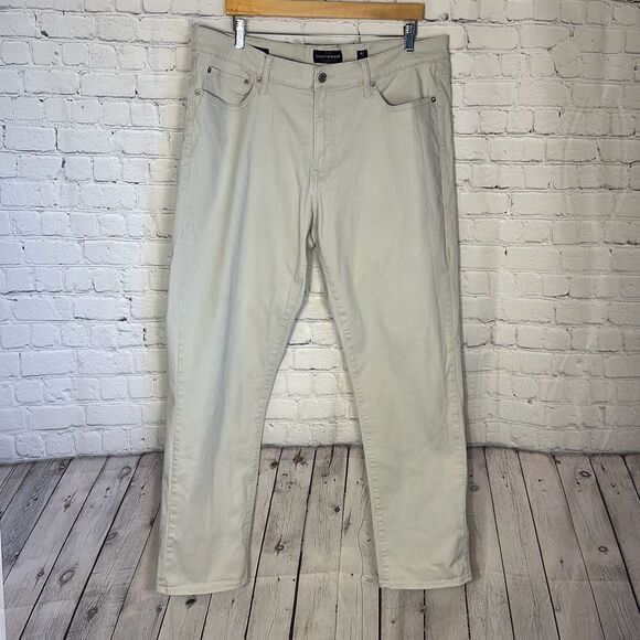 Lucky Brand Lucky Brand Mens Khaki Stretch Pants 410 Athletic Slim size Size US 38 / EU 54 - 1 Thumbnail