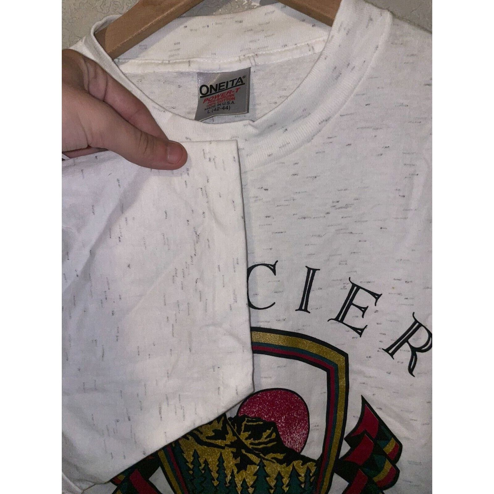 Vintage 90s Vintage Glacier National Park Mountain Shirt VTG L Large Size US L / EU 52-54 / 3 - 8 Thumbnail